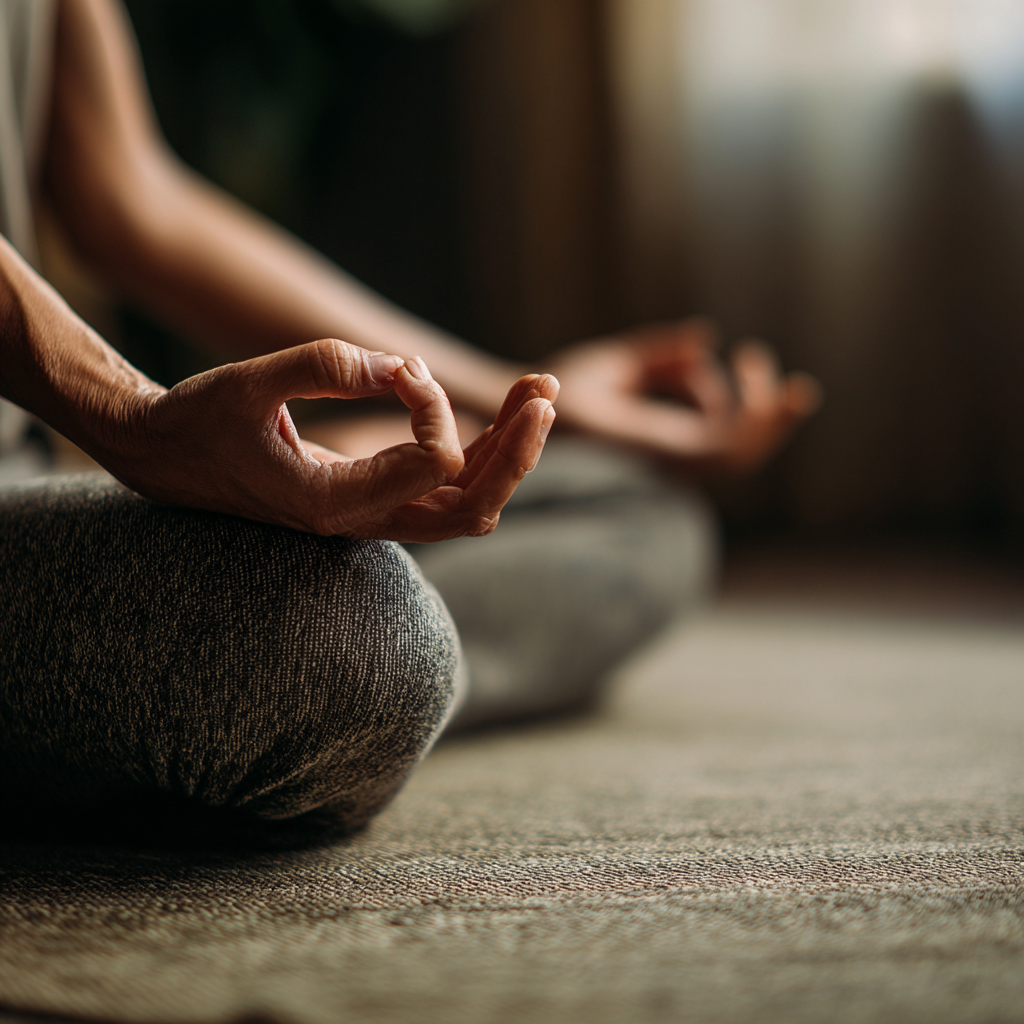 Інструктор йоги демонструє асану